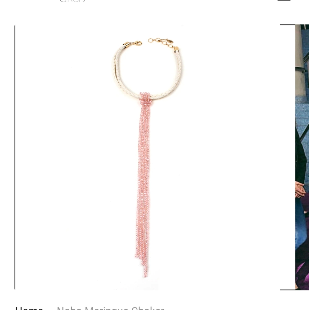 New Noho Meringue Choker- Color: Pink